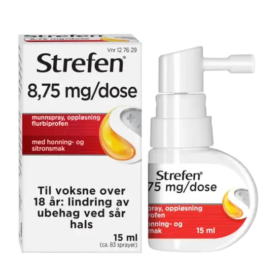 STREFEN HONNING OG SITRON 8,75 MG/DOSE MUNNSPRAY, OPPLØSNING