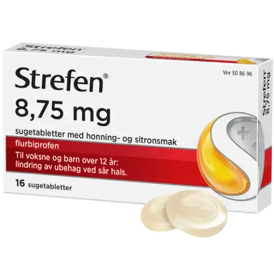STREFEN 8,75 MG SUGETABLETTER