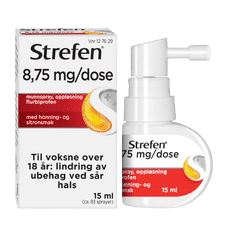 STREFEN HONNING OG SITRON 8,75 MG/DOSE MUNNSPRAY, OPPLØSNING