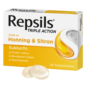 REPSILS TRIPLE ACTION HONNING & SITRON - SUKKERFRI