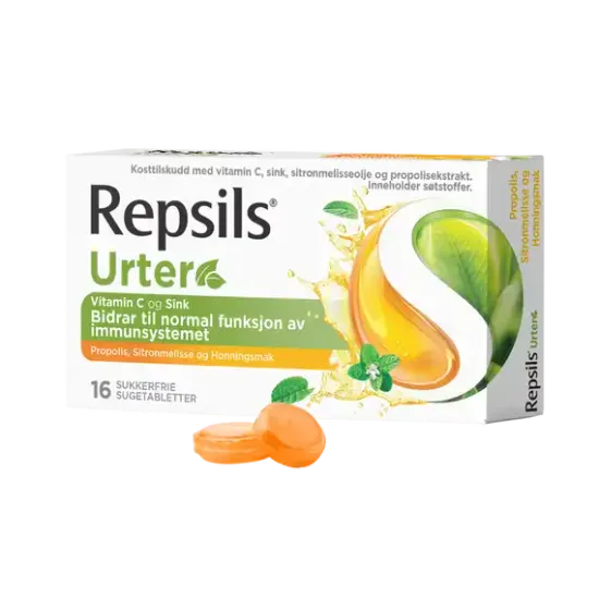 REPSILS URTER PROPOLIS, SITRONMELISSE OG HONNINGSMAK